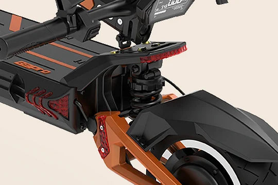 Powerful Dual Hydraulic Disc Brakes
